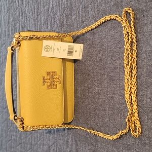 Tory Burch Britten Mini Top Handle Bag with removable strap